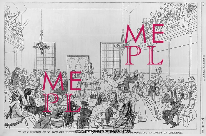 : 1859 print satirizing the 9th Women Rights ? : 1859 print satirizing the 9th Women Rights ?