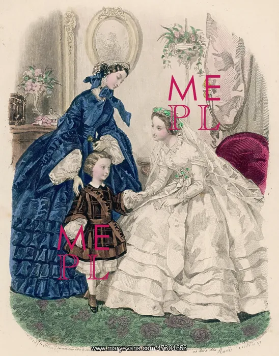 : 1860 Wedding Dress - Boy : 1860 Wedding Dress - Boy