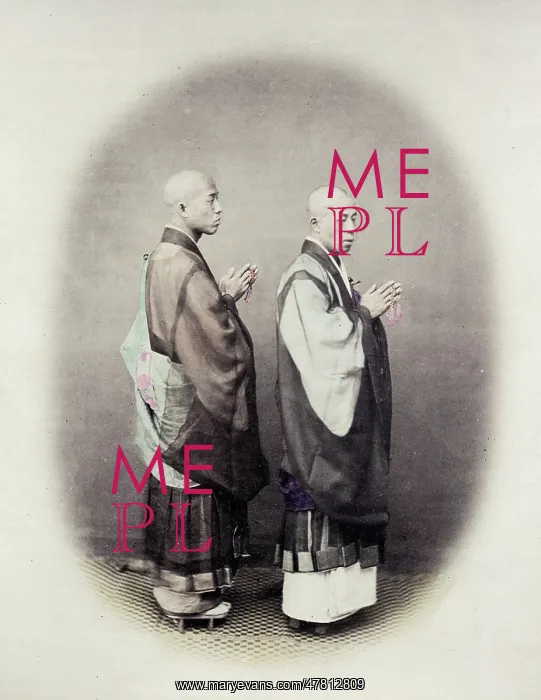 : 1860's Japan - buddhist priests : 1860's Japan - buddhist priests