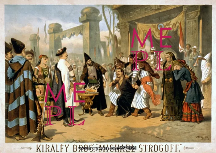 : 1882 Poster for MICHAEL STORGOFF; THE COURIER ? : 1882 Poster for MICHAEL STORGOFF; THE COURIER ?