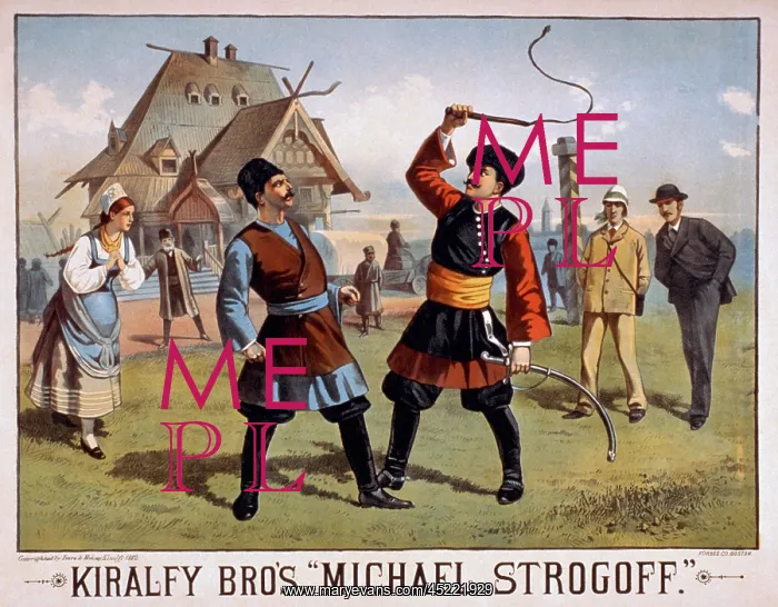 : 1882 Poster for MICHAEL STROGOFF; THE COURIER ? : 1882 Poster for MICHAEL STROGOFF; THE COURIER ?