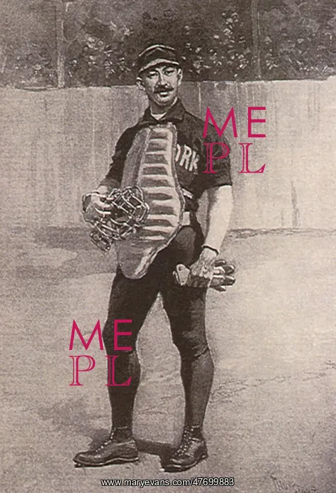  : 1890s Baseball Catcher