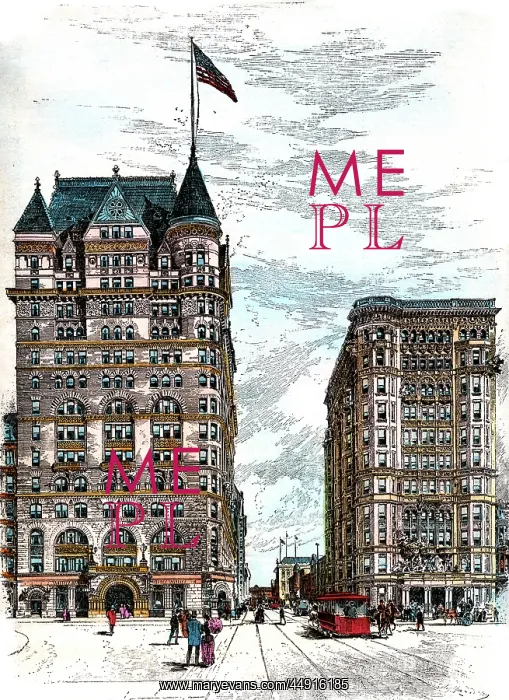 : 1890s - Hotels Sherry and the Savoy : 1890s - Hotels Sherry and the Savoy