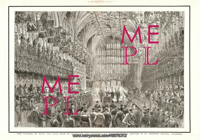  : 1892 The Graphic Funeral of Duke of Clarence