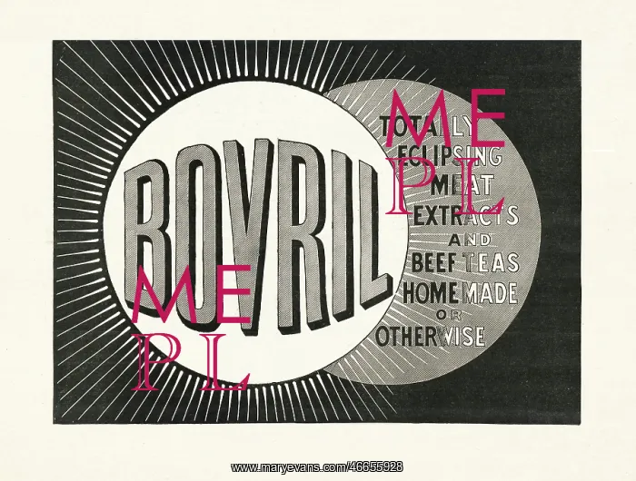 : 1894 UK Magazine Bovril Advert : 1894 UK Magazine Bovril Advert