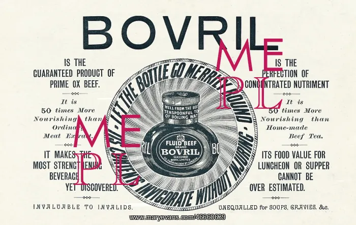 : 1894 UK Magazine Bovril Advert : 1894 UK Magazine Bovril Advert