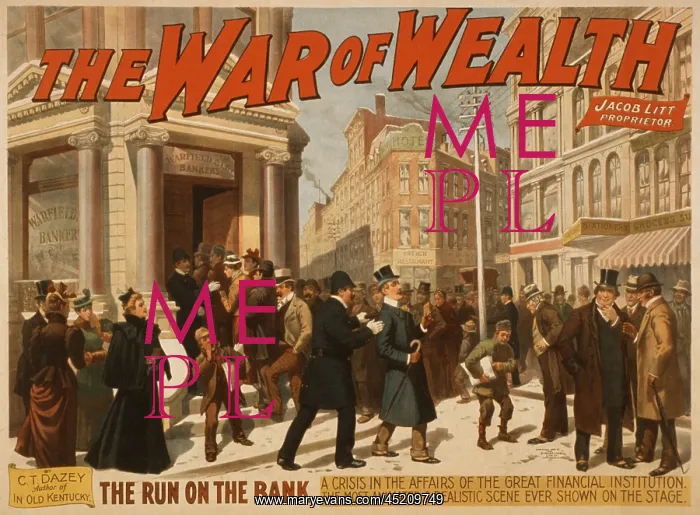 : 1895 Theater poster showing a run on the ? : 1895 Theater poster showing a run on the ?