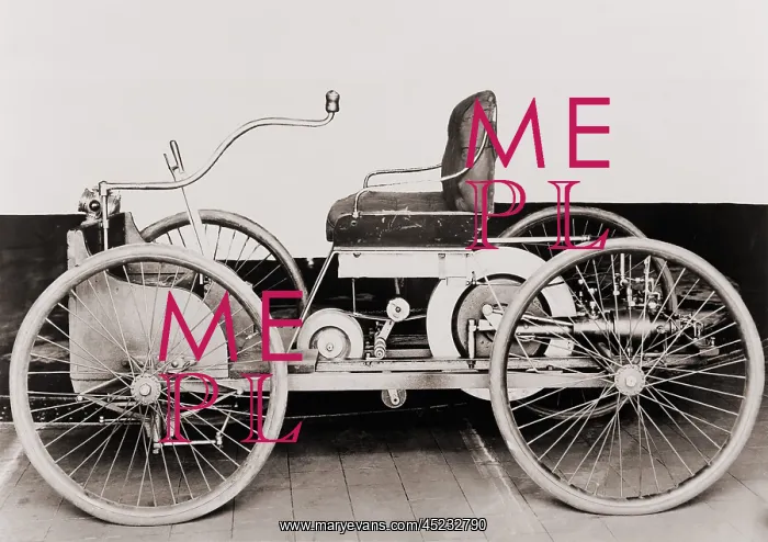 : An 1896 Ford, a gasoline-powered motor car, ? : An 1896 Ford, a gasoline-powered motor car, ?