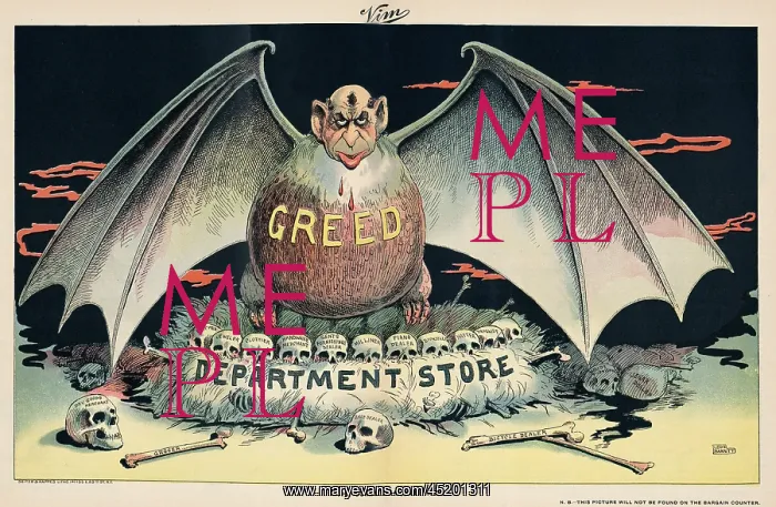 : 1898 cartoon attacking the emergence of ? : 1898 cartoon attacking the emergence of ?