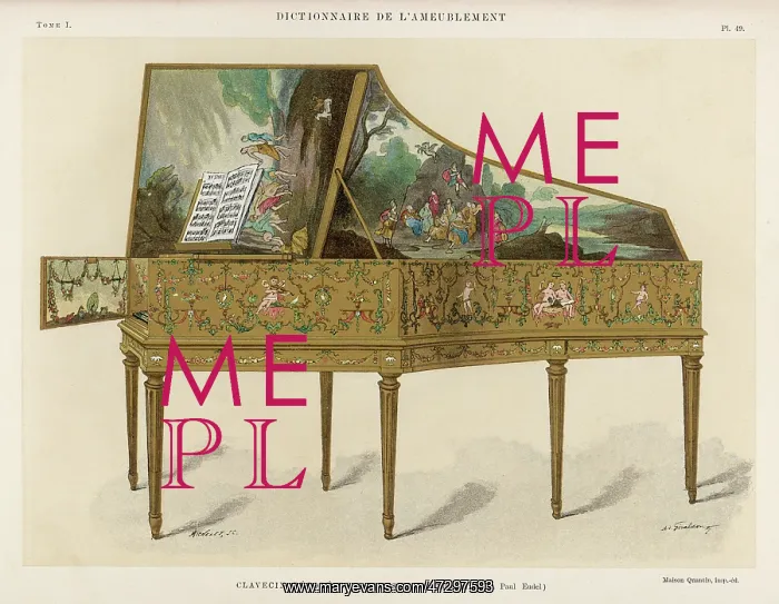 : 18th century Clavichord : 18th century Clavichord