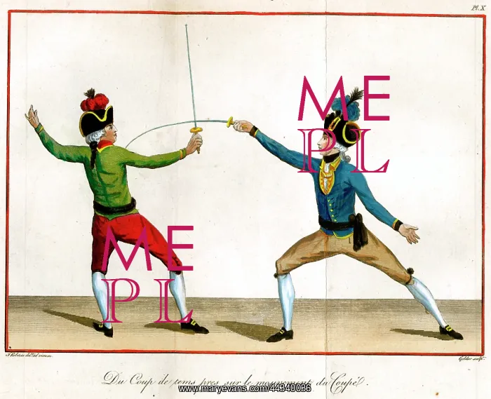 : 18th century Fencers Fencing : 18th century Fencers Fencing
