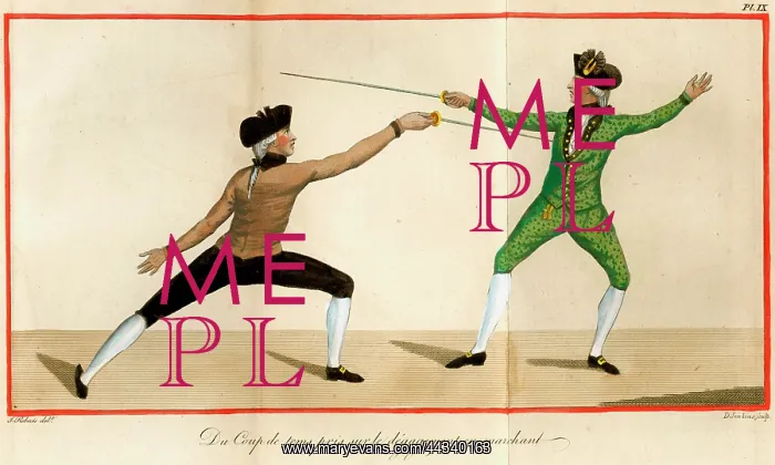 : 18th century Fencers Fencing : 18th century Fencers Fencing