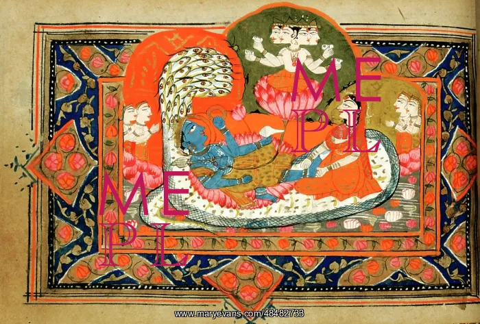  : 18th century Indian manuscript about the life of Krishna
