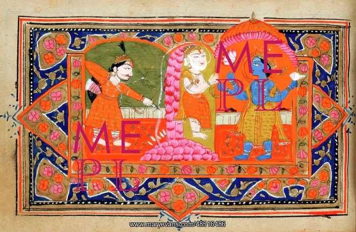  : 18th century Indian manuscript about the life of Krishna