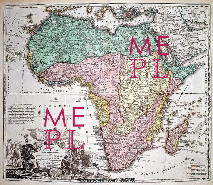  : 18th century Map of Africa