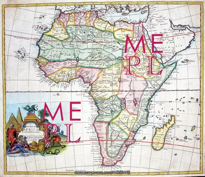  : 18th century Map of Africa