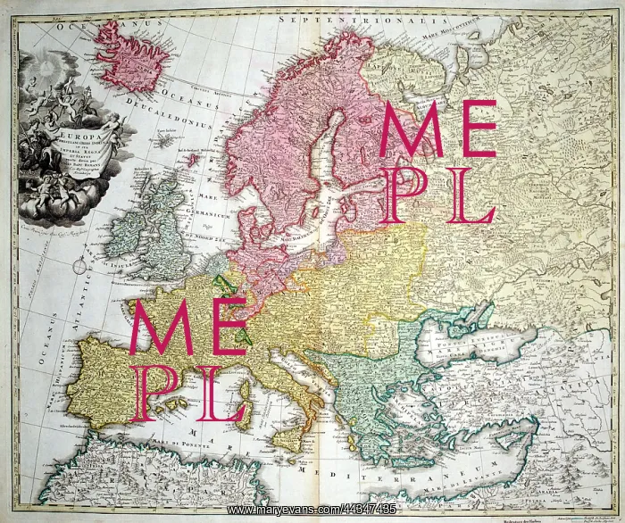  : 18th century Map of Europe
