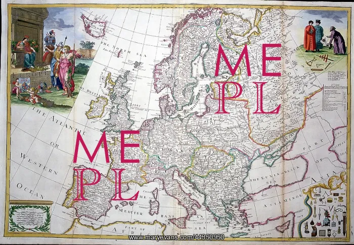  : 18th century Map of Europe