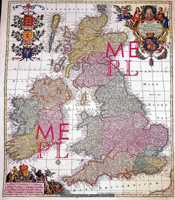 : 18th century Map of Great Britain : 18th century Map of Great Britain