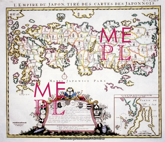  : 18th century Map of Japan