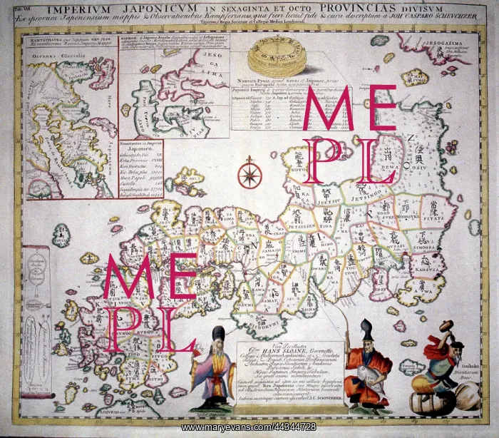 : 18th century Map of Japan : 18th century Map of Japan