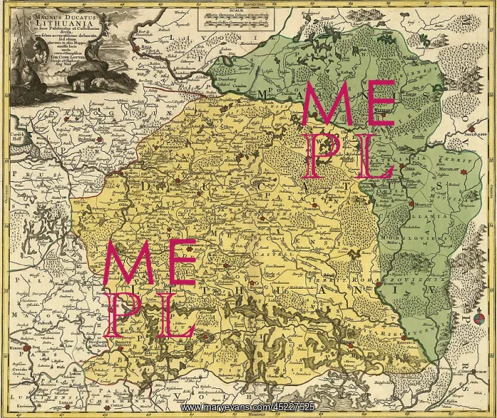: 18th century map of Lithuania, then a Commonwealth ? : 18th century map of Lithuania, then a Commonwealth ?