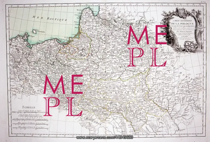  : 18th century Map of Poland