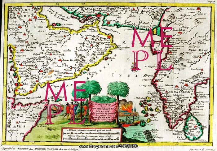 : 18th century Mapf of Arabia and India : 18th century Mapf of Arabia and India