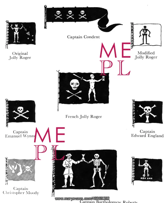 : 18th century Pirate Flags : 18th century Pirate Flags
