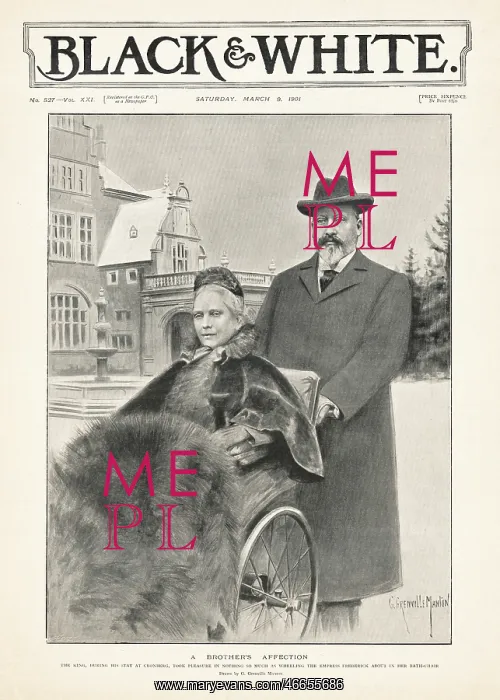 : 1901 Black & White King Edward VII : 1901 Black & White King Edward VII