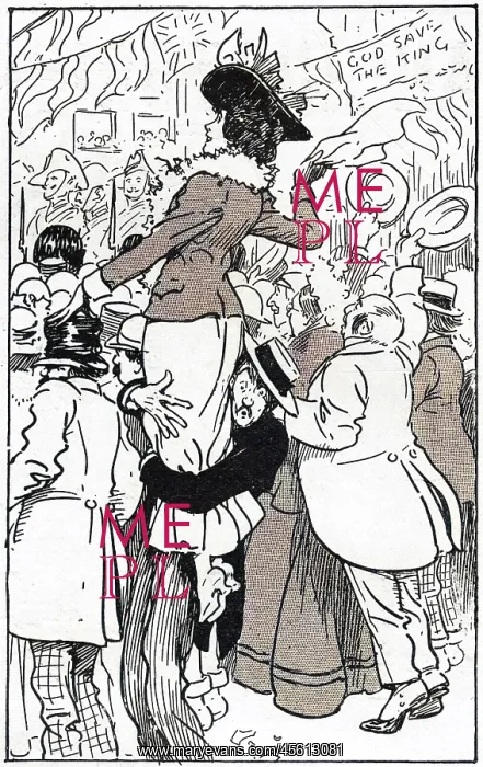 : 1902 Coronation - In the Crowd, self-sacrifice : 1902 Coronation - In the Crowd, self-sacrifice