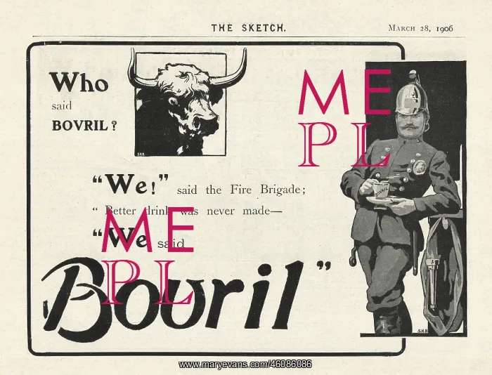 : 1906 UK Magazine Bovril Advert : 1906 UK Magazine Bovril Advert