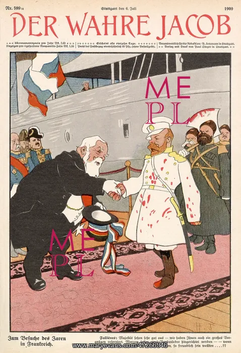  : 1909 / TSAR IN FRANCE