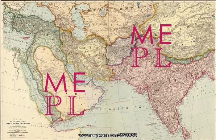 : 1912 English map of the countries between ? : 1912 English map of the countries between ?
