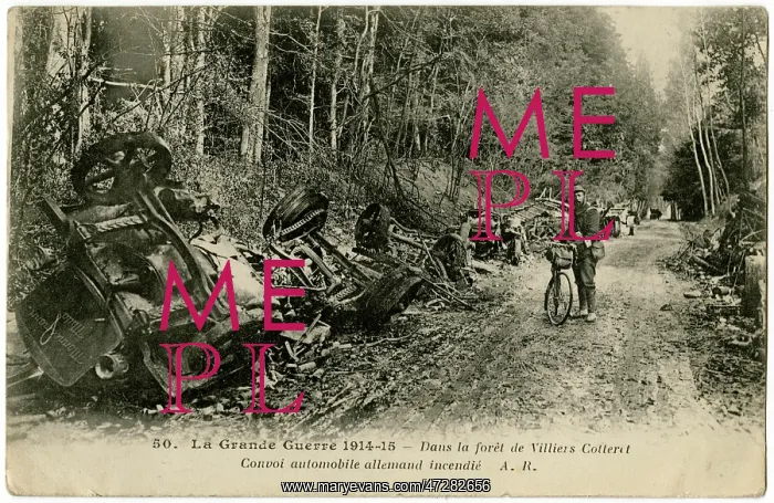 : 1914 - German Convoy Burnt : 1914 - German Convoy Burnt
