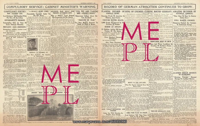 : 1915 Daily Sketch Criticism of German commanders : 1915 Daily Sketch Criticism of German commanders