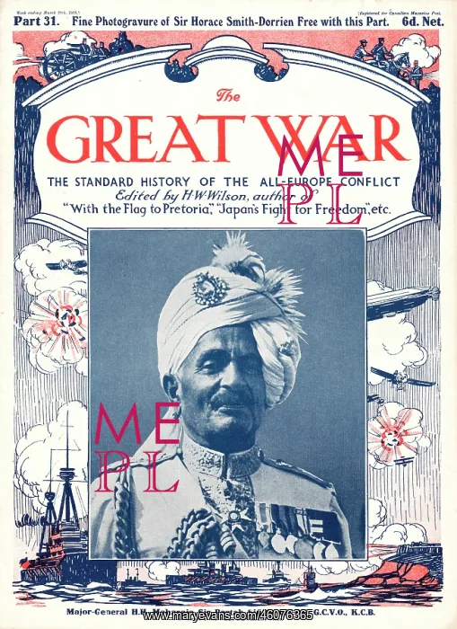 : 1915 The Great War General Sir Pertab Singh : 1915 The Great War General Sir Pertab Singh