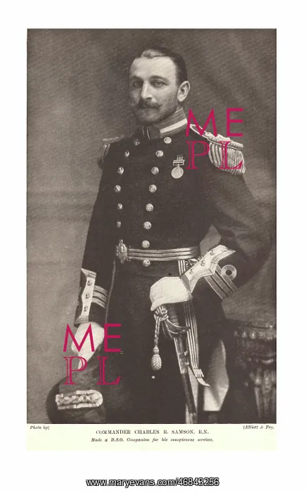 : 1915 photo Commander Charles Samson : 1915 photo Commander Charles Samson