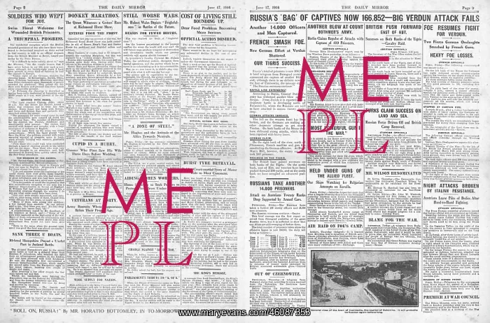 : 1916 Daily Mirror Battle for Czernowitz : 1916 Daily Mirror Battle for Czernowitz
