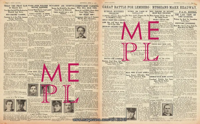 : 1916 Daily Sketch Battle for Lemberg : 1916 Daily Sketch Battle for Lemberg