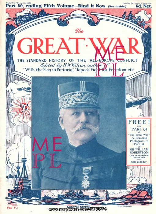 : 1916 The Great War General Sarrail : 1916 The Great War General Sarrail