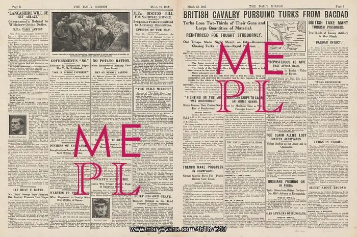 : 1917 Daily Mirror Duchess of Connaught : 1917 Daily Mirror Duchess of Connaught