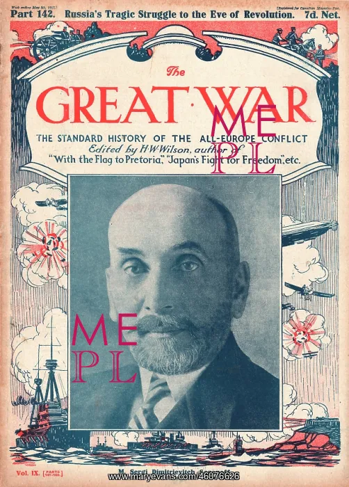 : 1917 The Great War Sergei Dimitrievitch Sazonov : 1917 The Great War Sergei Dimitrievitch Sazonov