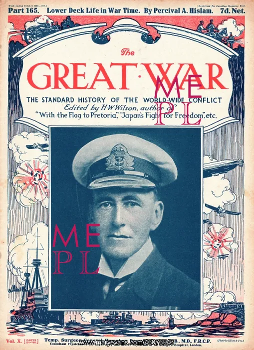 : 1917 The Great War Surgeon General Humphry Rolleston : 1917 The Great War Surgeon General Humphry Rolleston