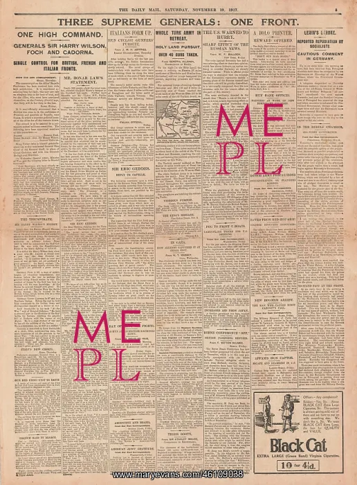 : 1917 The Mail Rapallo Conference : 1917 The Mail Rapallo Conference