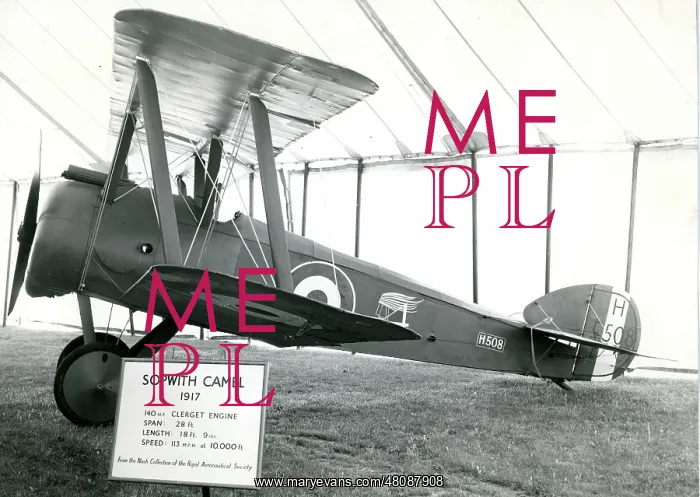 : The 1917 Sopwith Camel of the Nash Collection inside the : The 1917 Sopwith Camel of the Nash Collection inside the