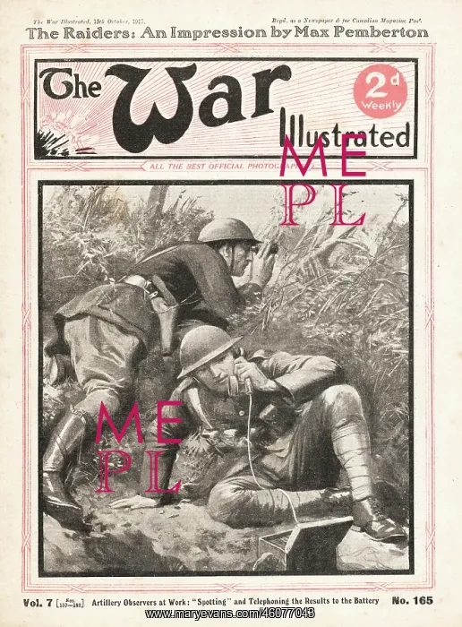 : 1917 War Illustrated Artillery Observers : 1917 War Illustrated Artillery Observers