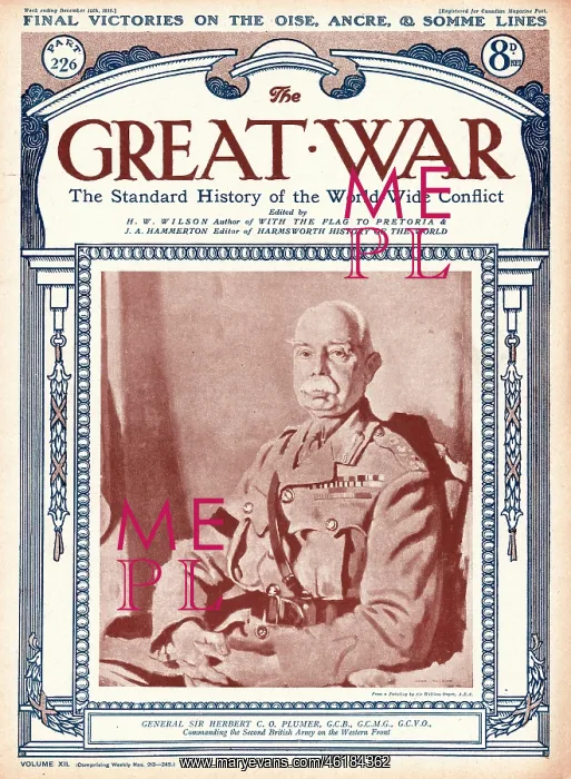 : 1918 The Great War General Sir Herbert Plumer : 1918 The Great War General Sir Herbert Plumer