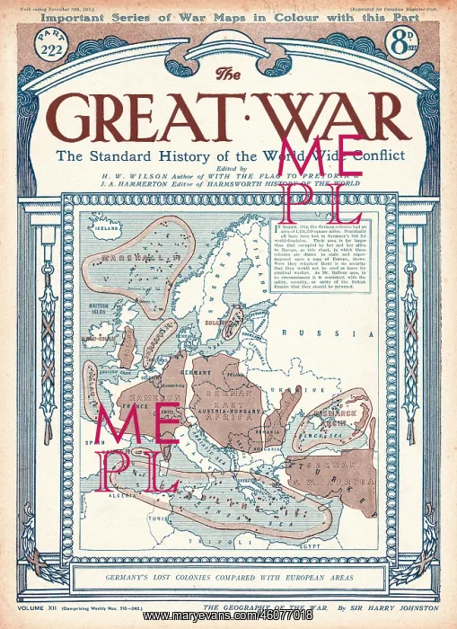 : 1918 The Great War Germany's lost colonies : 1918 The Great War Germany's lost colonies