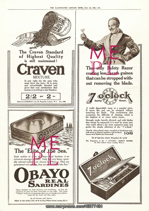 : 1918 UK Magazine Assorted Adverts : 1918 UK Magazine Assorted Adverts